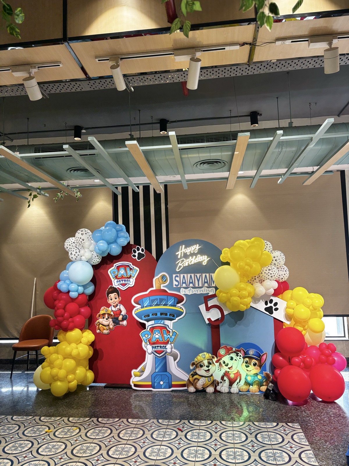 Paw Patrol birthday arch by Balooonz
